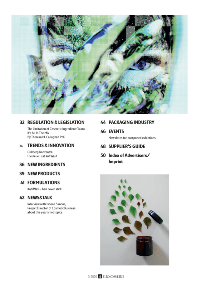 Euro Cosmetics Magazine - March 2020 - Image 3