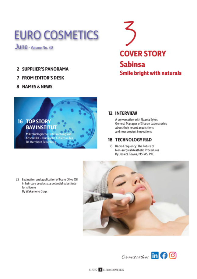 Euro Cosmetics Magazine - June 2022 - Image 2