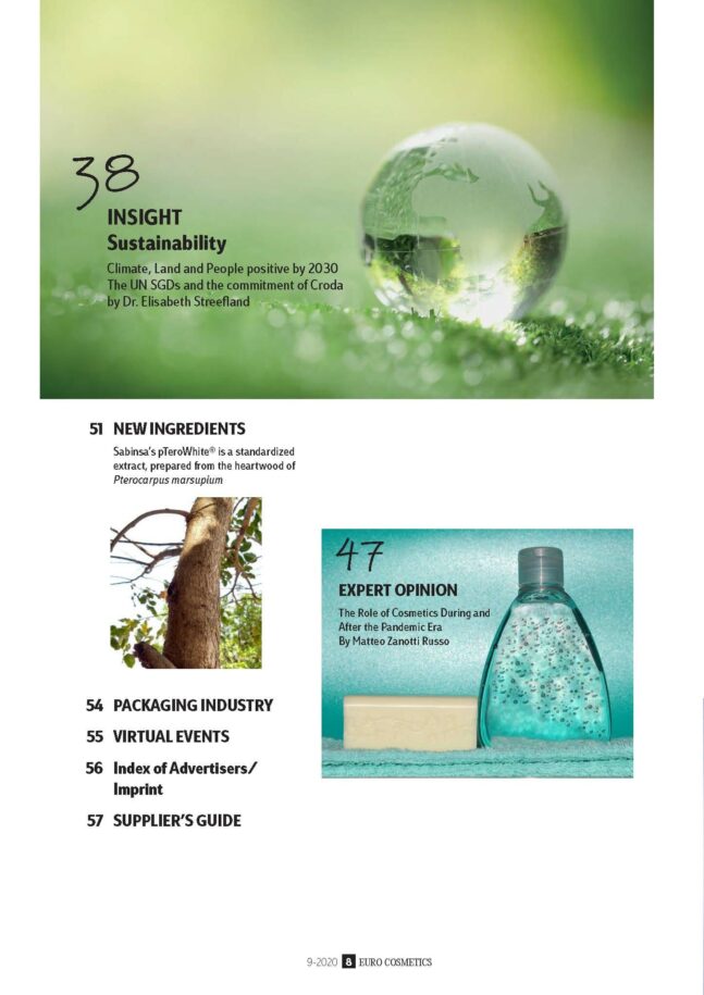 Euro Cosmetics Magazine - September 2020 - Image 3