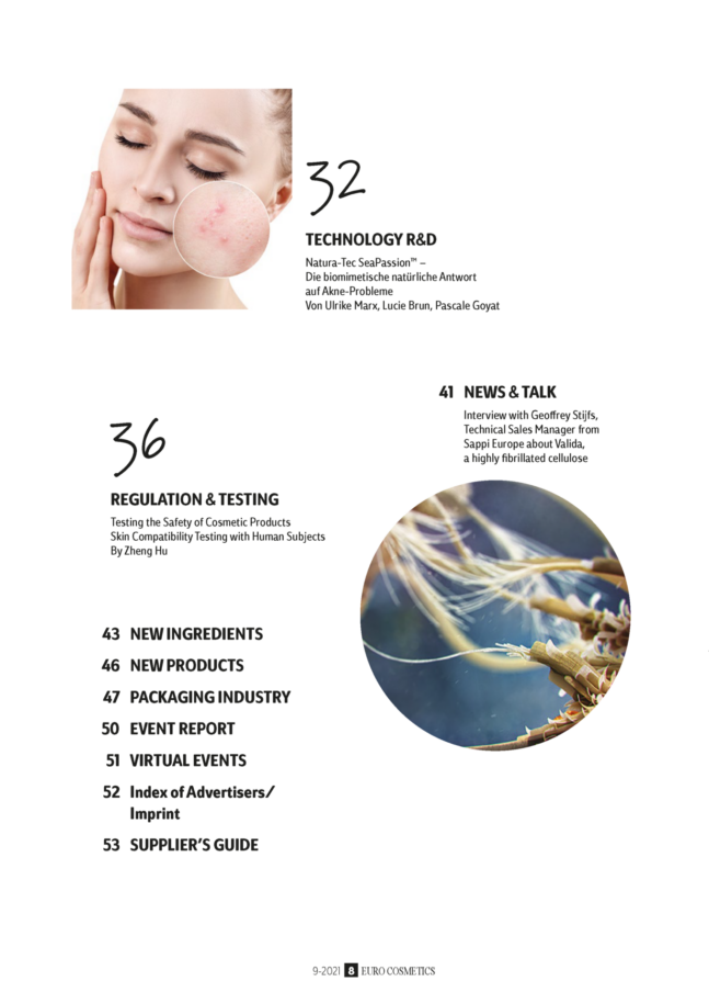 Euro Cosmetics Magazine - September 2021 - Image 3